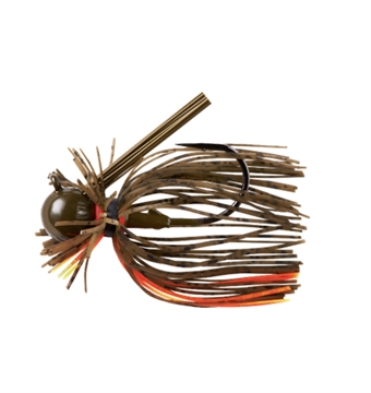 Picture of WAR EAGLE SPINNER BAITS 3/8 HF JIG-GRN PUMPKIN ORN WE38HFJ121