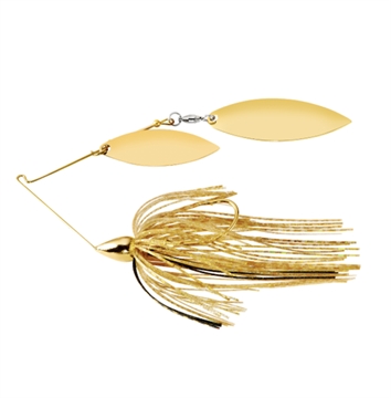 Picture of WAR EAGLE SPINNER BAITS EAGLE GOLD FRAME DOUBLE WILLOW SPINNERBAIT GOLD SHINER WE38GW05