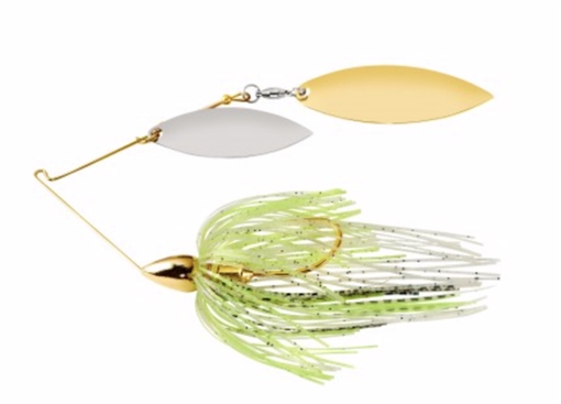Picture of WAR EAGLE SPINNER BAITS EAGLE GOLD FRAME DOUBLE WILLOW SPINNERBAIT SPOT REMOVER WE12GW09