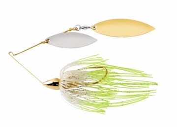 Picture of WAR EAGLE SPINNER BAITS EAGLE GOLD FRAME DOUBLE WILLOW SPINNRBT HOT BLU HERRING WE12GW50