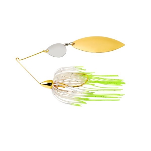 Picture of WAR EAGLE SPINNER BAITS EAGLE GOLD FRAME TANDEM WILLOW SPINNRBT HOT BLUE HERRING WE12GT50