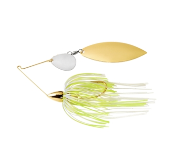 Picture of WAR EAGLE SPINNER BAITS EAGLE GOLD FRAME TANDEM WILLOW SPINNERBAIT HOT WHITE CHT WE38GT16