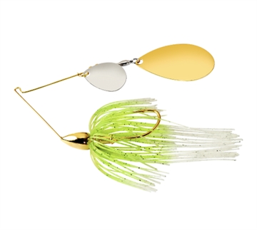 Picture of WAR EAGLE SPINNER BAITS EAGLE GOLD FRAME TANDEM INDIANA SPINNERBAIT WHITE CH WE38GINR02