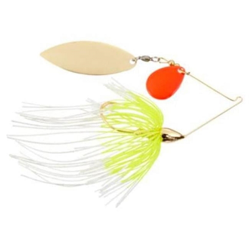 Picture of WAR EAGLE SPINNER BAITS EAGLE GOLD FRAME TANDEM WILLOW SPINNERBAIT WHITE CHT WE12GTRK02