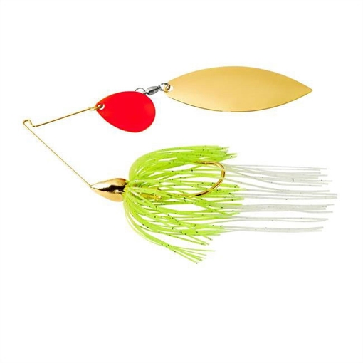 Picture of WAR EAGLE SPINNER BAITS EAGLE GOLD FRAME TANDEM WILLOW SPINNERBAIT WHITE CHT WE38GTRK02