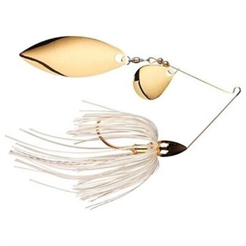 Picture of WAR EAGLE SPINNER BAITS EAGLE GOLD FRAME TANDEM WILLOW SPINNERBAIT WHITE GOLD WE12GT01G
