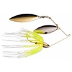 Picture of WAR EAGLE SPINNER BAITS EAGLE GOLD FRAME DOUBLE WILLOW SPINNERBAIT WHITE CHT WE38GWR02