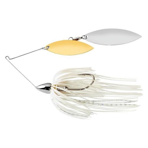 Picture of WAR EAGLE SPINNER BAITS EAGLE NICKEL FRAME DOUBLE WILLOW SPINNRBAIT WHITE SILVER WE38NW01S