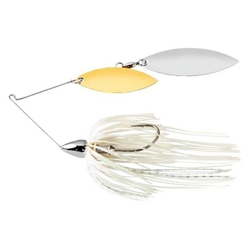 Picture of WAR EAGLE SPINNER BAITS EAGLE NICKEL FRAME DOUBLE WILLOW SPINNRBAIT WHITE SILVER WE12NW01S