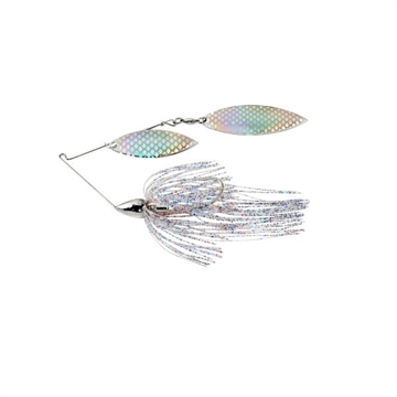 Picture of WAR EAGLE SPINNER BAITS EAGLE NICKEL FRAME DOUBLE WILLOW SPINNERBAIT FIRECRACKER WE12NW07