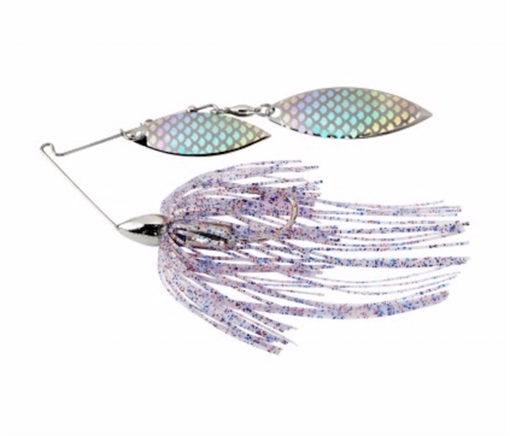 Picture of WAR EAGLE SPINNER BAITS EAGLE NICKEL FRAME DOUBLE WILLOW SPINNERBAIT FIRECRACKER WE38NW07