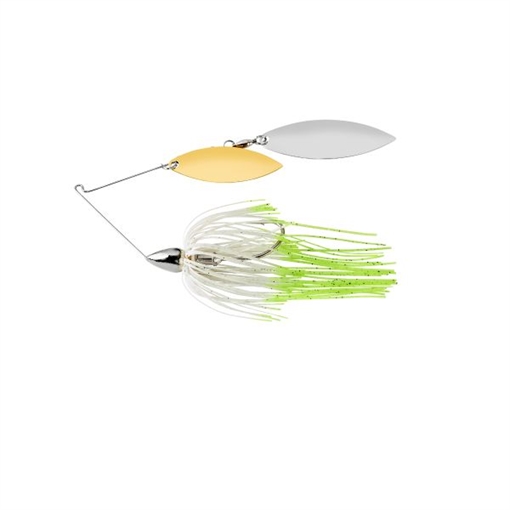 Picture of WAR EAGLE SPINNER BAITS EAGLE NICKEL FRAME DOUBLE WILLOW SPINNRBAIT HOT WHT SHAD WE38NW25