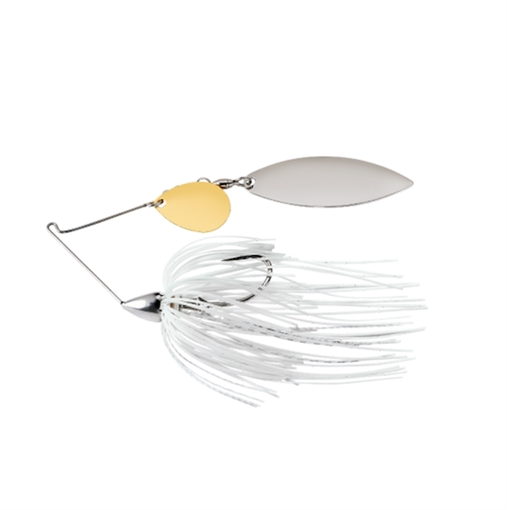 Picture of WAR EAGLE SPINNER BAITS EAGLE NICKEL FRAME TANDEM WILLOW SPINNERBAIT WHT SILVER WE12NT01S