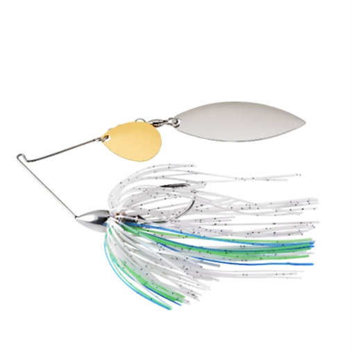 Picture of WAR EAGLE SPINNER BAITS EAGLE NICKEL FRAME TANDEM WILLOW SPINNERBT BLUE HERRING WE12NT08
