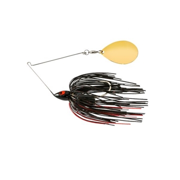 Picture of WAR EAGLE SPINNER BAITS NIGHT TIME PAINTED HEAD SINGLE COL SPINNERBAIT BLK RED WE12PSC38