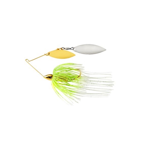 Picture of WAR EAGLE SPINNER BAITS SCREAMIN EAGLE GOLD FRAME DOUBLE WILLOW SPINNERBT WHT CHT WE12SEGW02