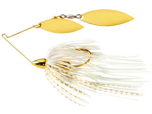 Picture of WAR EAGLE SPINNER BAITS SCREAMIN EAGLE GOLD FRAME DOUBLE WILLOW SPINNRBT WHT GOLD WE12SEGW01G