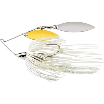 Picture of WAR EAGLE SPINNER BAITS SCREAMIN EAGLE NKL FRAME DOUBLE WILLOW SPNRBT WHT SILVER WE12SENW01S