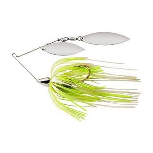Picture of WAR EAGLE SPINNER BAITS SCREAMIN EAGLE NICKLE FRAME DBL WILLOW SPNRBT WHT CHT PRL WE12SENW45