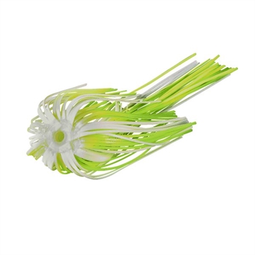 Picture of WAR EAGLE SPINNER BAITS EAGLE SKIRT REPLACEMENT HOT WHITE CHARTREUSE WESK16