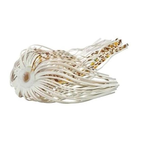 Picture of WAR EAGLE SPINNER BAITS EAGLE SKIRT REPLACEMENT WHITE GOLD WESK01G