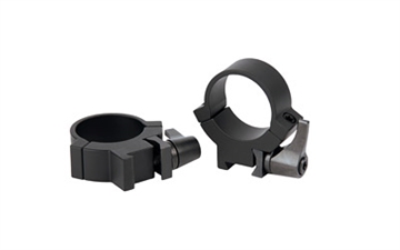 Picture of Warne Warne Maxima Horizontal QD Rimfire Scope Rings 3/8 Dovetail Matte Black 1 in. Medium 721LM