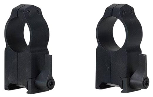 Picture of Warne Vertical Rings Maxima Matte Black 1" Ultra High Quick Detach 0 MOA 204LM