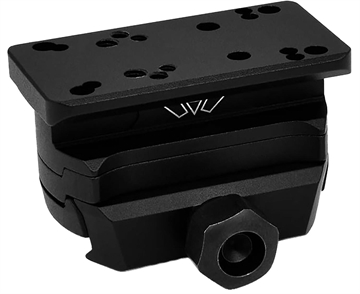 Picture of Warne Red-Dot Riser Holosun AEMS Tactical Black Anodized 6104M