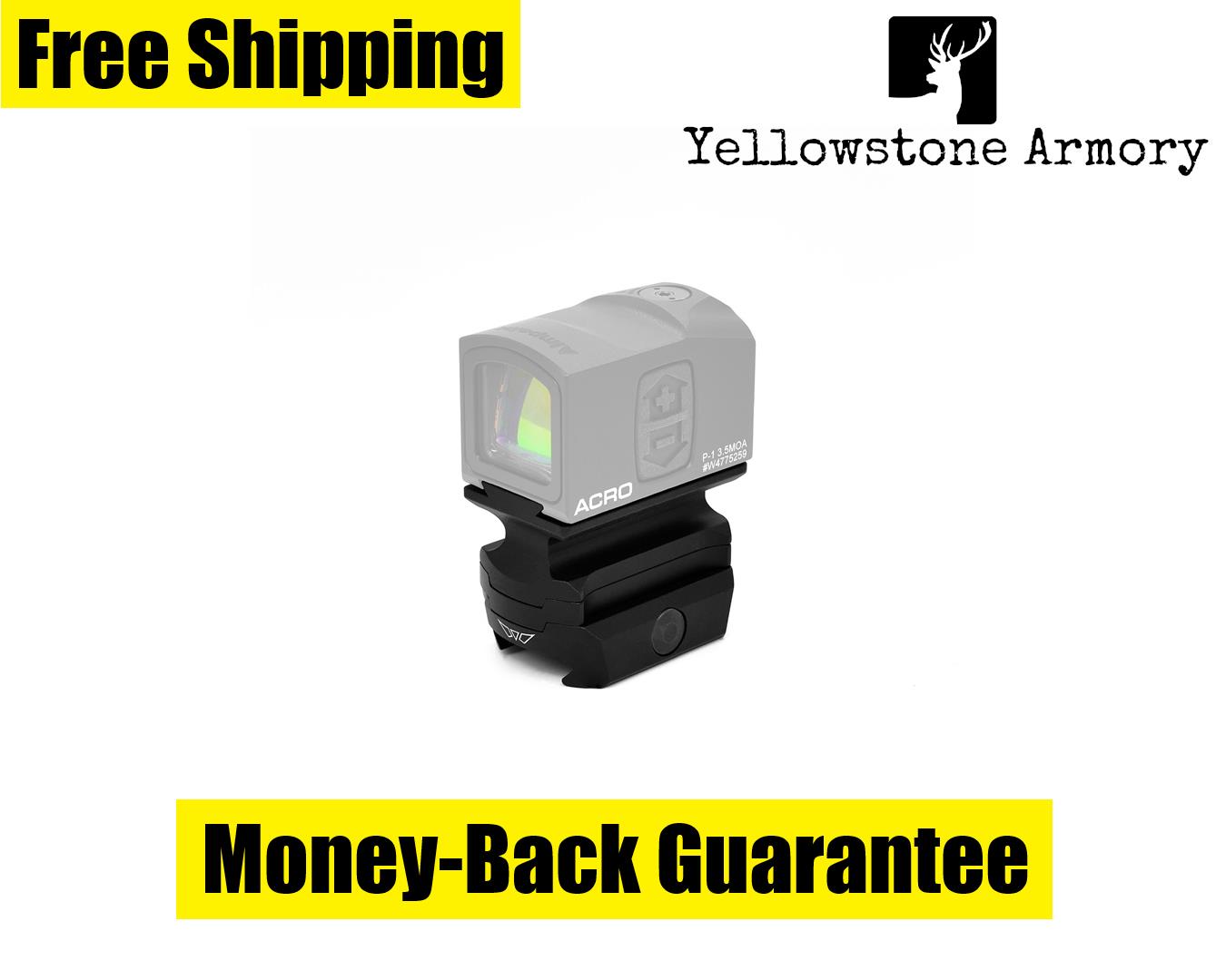 Acro Sight Riser Warne 6107M Red-Dot Riser Aimpoint ACRO Tactical Black Anodized - Scope ...