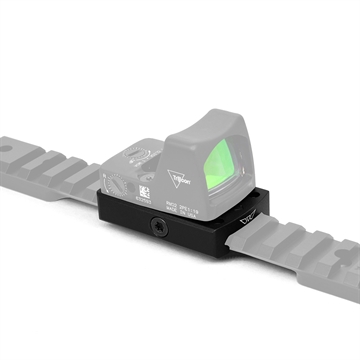 Picture of Warne Red Dot Reflex Mount Low Profile Black Anodized Aluminum Fits Shield RMS/Leupold/Delta Point/Trijicon RMR/Burris 6109M