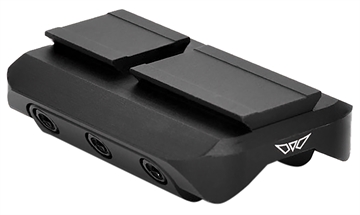 Picture of Warne Red Dot Reflex Mount Shotgun Rib Black Anodized Aluminum Fits Mini RDR Sights w/ACRO Interface 6112M
