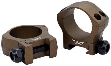 Picture of Warne Scope Rings Mountain Tech Burnt Bronze 30mm Low 0 MOA 7213BB