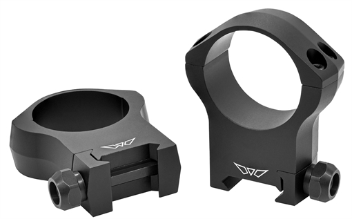 Picture of Warne Scope Rings Mountain Tech Matte Black 34mm Ultra High 0 MOA 7224M