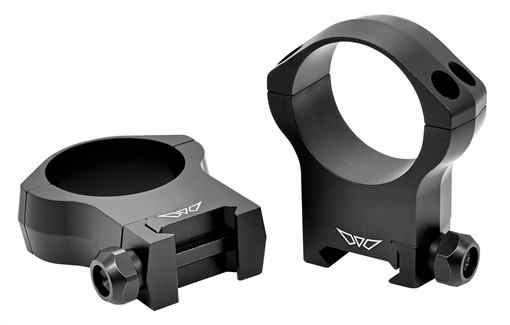 Picture of Warne Scope Rings Mountain Tech Matte Black 35mm Ultra High 0 MOA 7244M