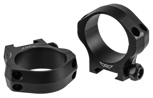 Picture of Warne Scope Rings Mountain Tech Matte Black 40mm Low 0 MOA 7250M