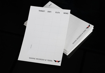 Picture of Warne Data Card Label Refills for Warne Skyline Precision Mount - 50/pk 7899L