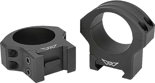 Picture of Warne HyperLite Black Aluminum 1" Tube Medium Maxima/Weaver/Picatinny 8550M