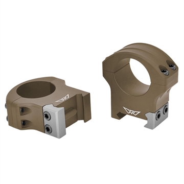 Picture of Warne HyperLite Dark Earth Cerakote MagnaFusion Alloy 30mm Tube Maxima/Weaver/Picatinny 8515DE