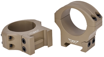 Picture of Warne HyperLite Dark Earth Dark Earth Cerakote 1" Tube Picatinny/Weaver/Maxima 8500DE