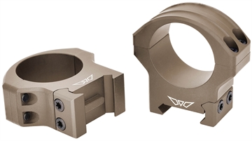 Picture of Warne HyperLite Dark Earth Cerakote Dark Earth Cerakote 30mm Tube Picatinny/Weaver/Maxima Fits Tikka 8514TM