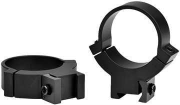 Picture of Warne Rimfire 70/30 Horizontal Split Black Steel 30mm Tube High 3/8"/11mm Dovetail 732M