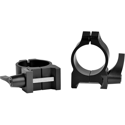 Picture of Warne Warne Maxima Vertical Quick Detach Scope Rings Matte Black 1 in. Low 200LM