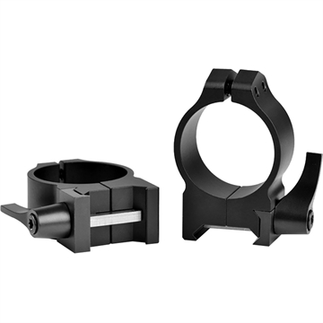 Picture of Warne Vertical Rings Maxima Matte Black 30mm Medium Quick Detach 0 MOA 214LM