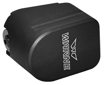 Picture of Warne Magazine Extension made of 6061-T6 Aluminum with Hardcoat Anodized Black Finish for S&W M&P Magazines (Adds 5rds 9mm Luger, 4rds 40 S&W) MESW54BLK