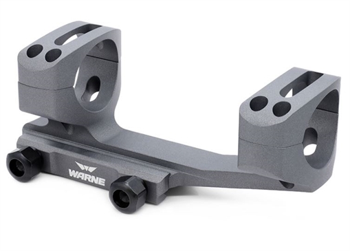 Picture of Warne Generation 2 Mount, 30mm, Fits AR Rifles, Extended Skeletonized, Grey Finish XSKEL30TG