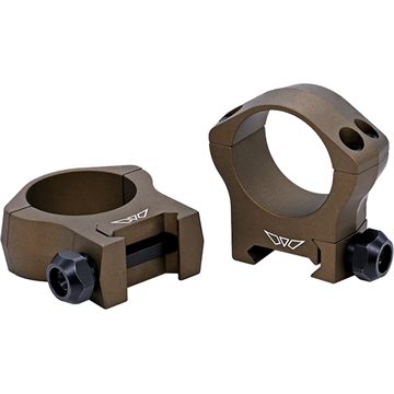Picture of Warne Scope Rings Mountain Tech Burnt Bronze 30mm Medium 0 MOA 7214BB
