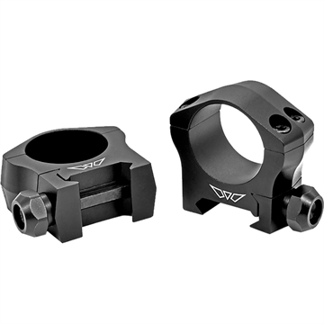 Picture of Warne 2-Piece Picatinny Style Mountain Tech Scope Rings 1" High - Matte 7202M 656813105328