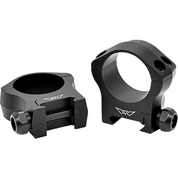 Picture of Warne 2-Piece Picatinny Style Mountain Tech Scope Rings 30mm Medium - Matte 7214M