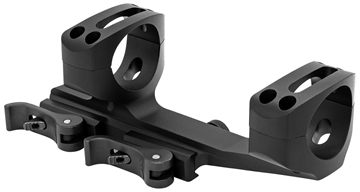 Picture of Warne Skeletonized Scope Mount/Ring Combo Quick Detach Black Anodized 30mm Tube MSR Ultra High Rings QDXSKEL30TW