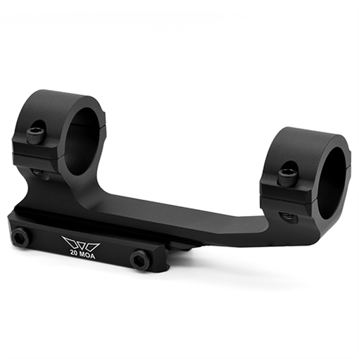 Picture of Warne Mfg. Company 1'' ULTRA HIGH (1.40'') 20 MOA MOUNT, BLACK V4011M